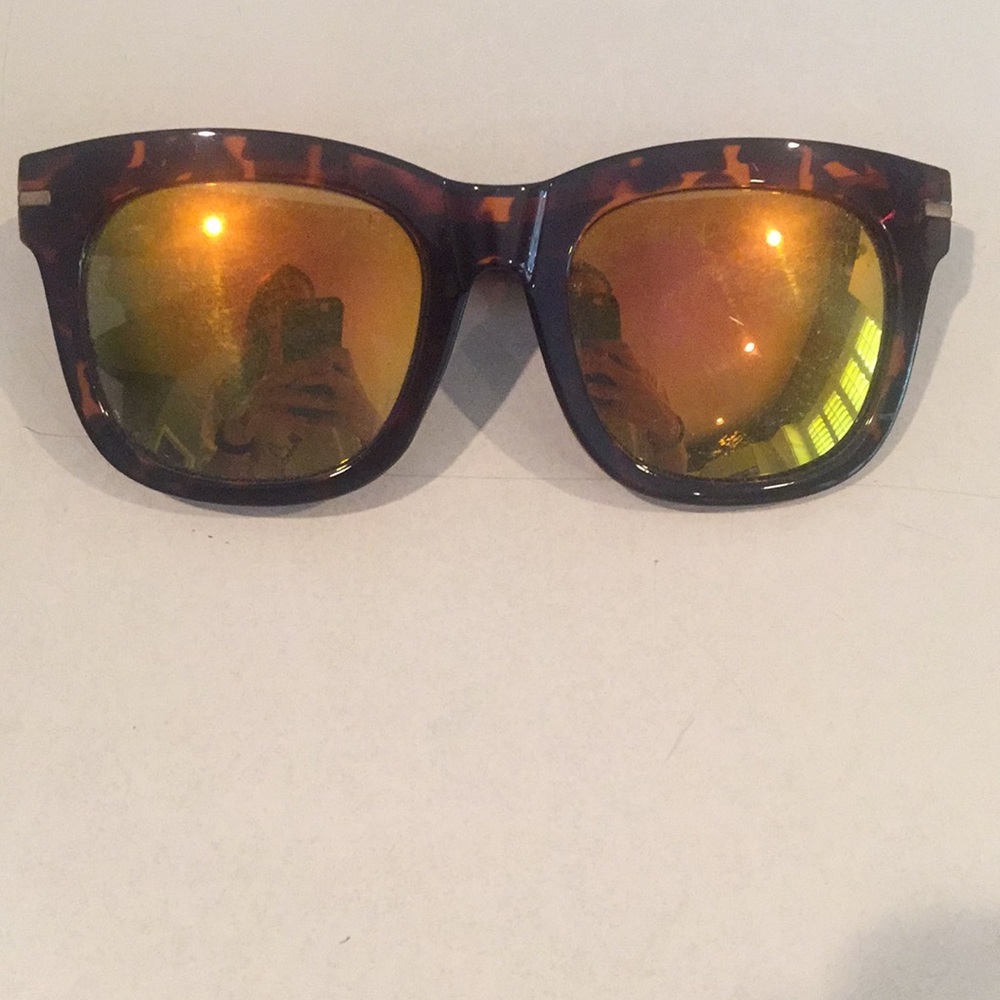 Orange tint sunglasses